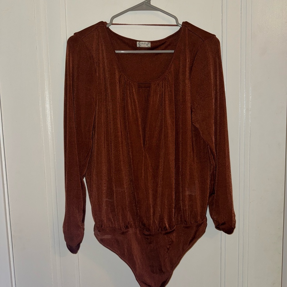 Elegant Bronze copper Women's Top